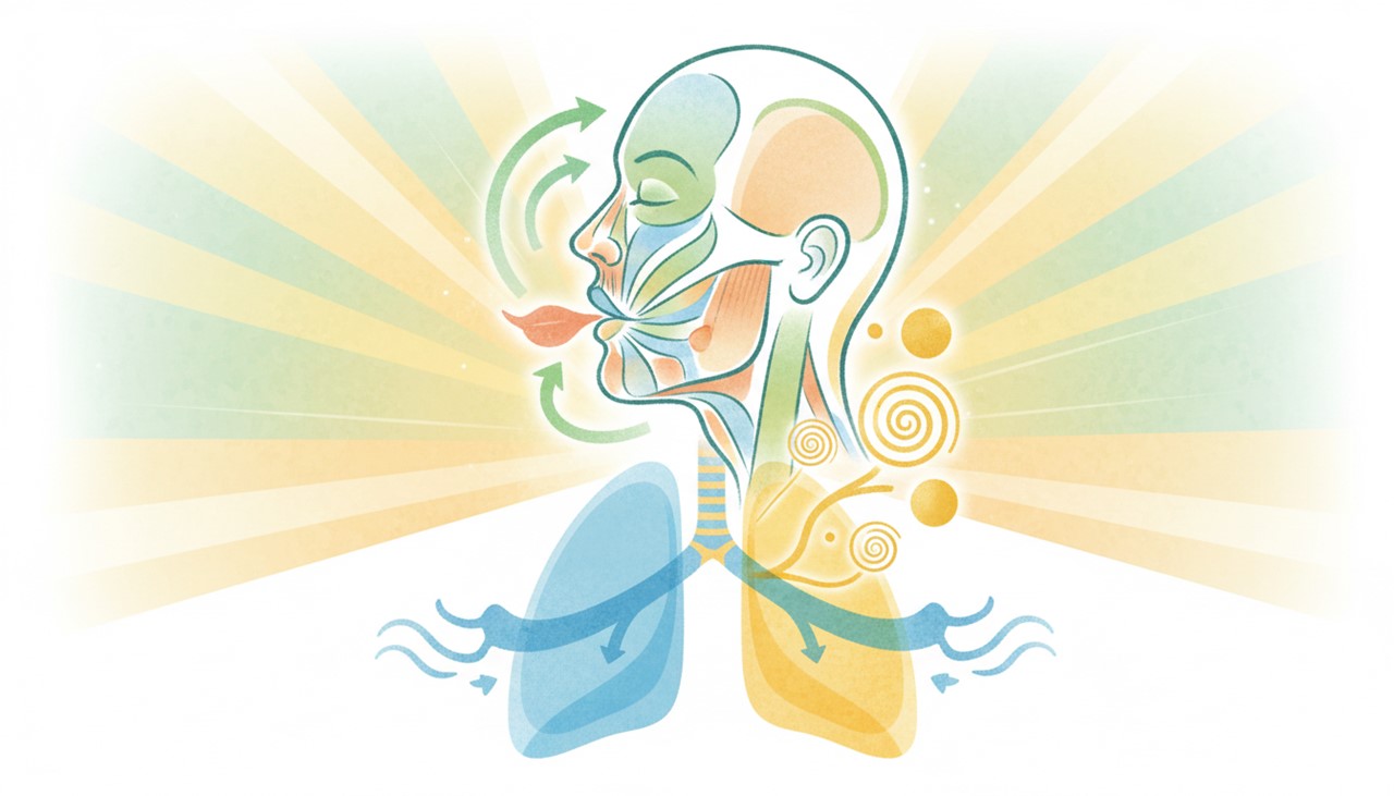 小児矯正と口呼吸改善の関係を示すイメージ